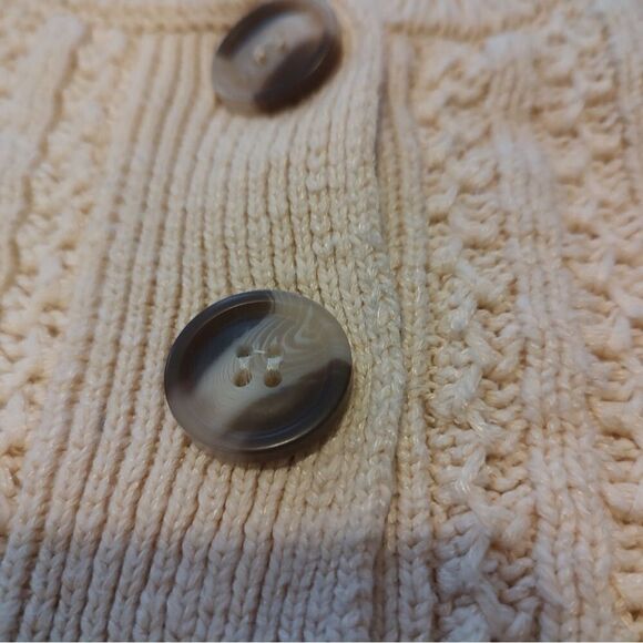 ASTR the Label cream cable knit button sweater XS XXS - Picture 8 of 12